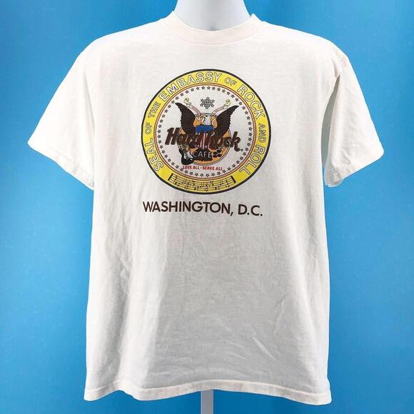 Hard Rock Cafe Washington DC tshirt 90s 1990s vintage - Picture 1 of 4